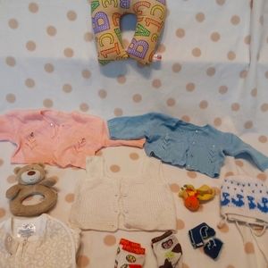 Preemie knitted sweaters sets